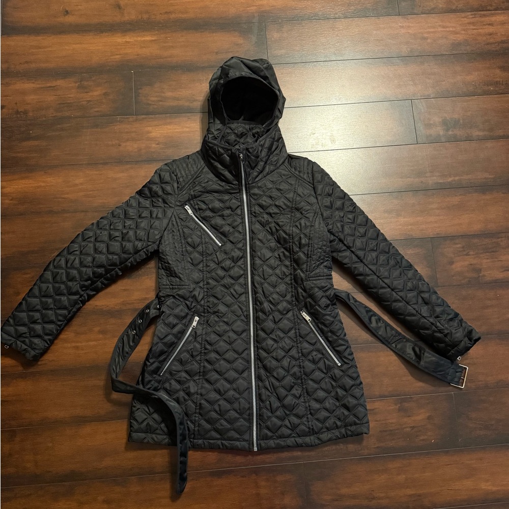 Marc New York by Andrew Marc Women's Brighton Quilted Black Jacket Coat - Picture 6 of 10